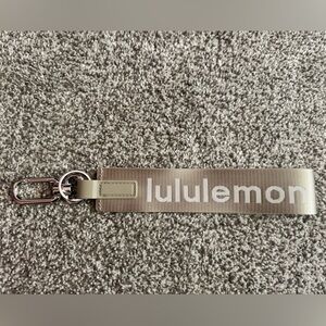 Lululemon Beige Keychain